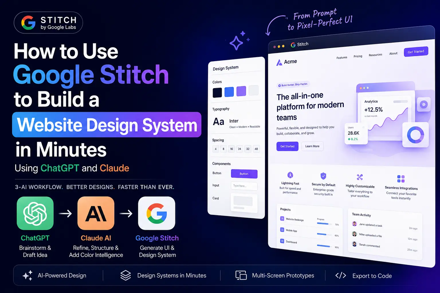 How to Use Google Stitch for Web Design