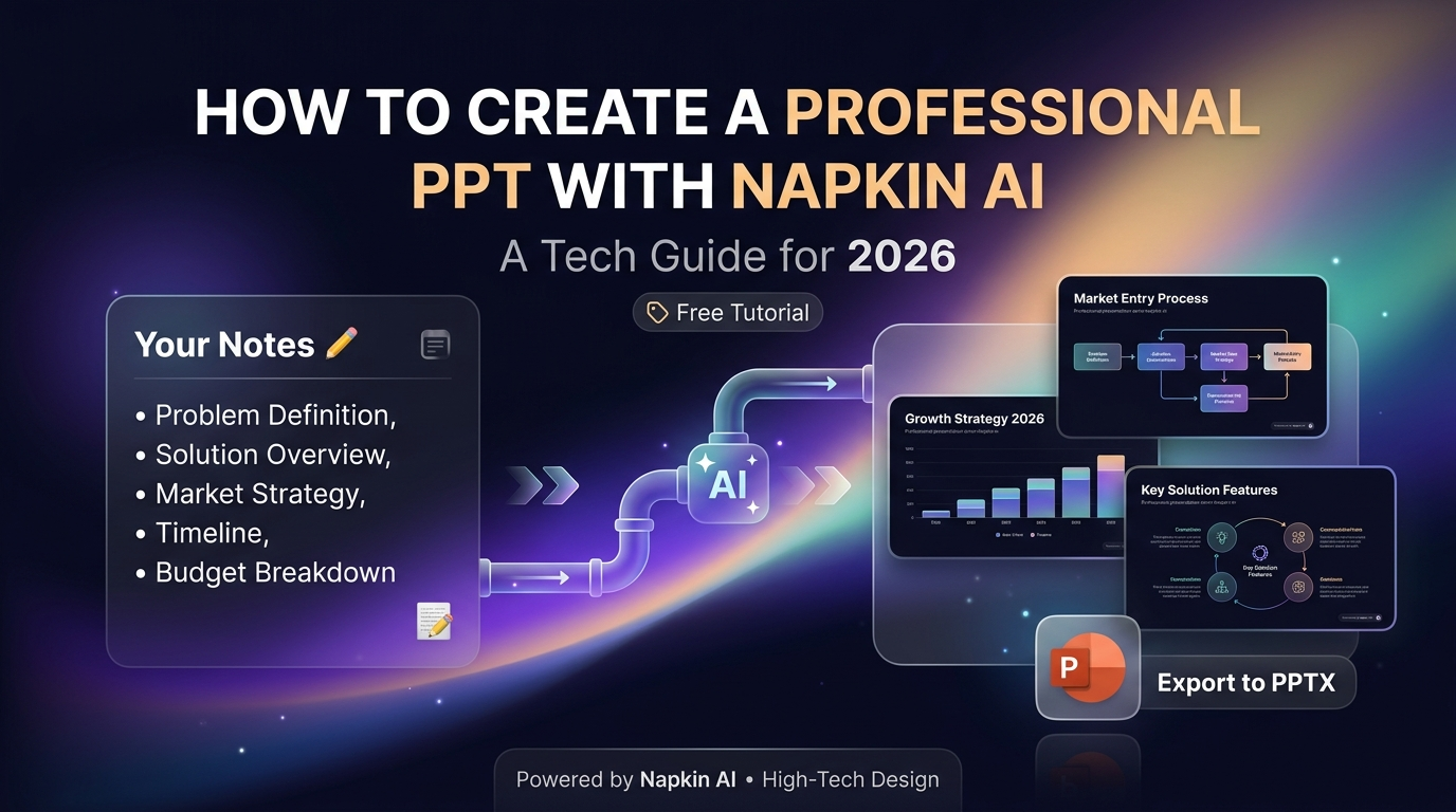 How to Create a Professional PPT with Napkin AI (Step-by-Step Guide)